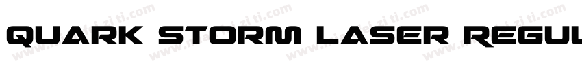 Quark Storm Laser Regular字体转换